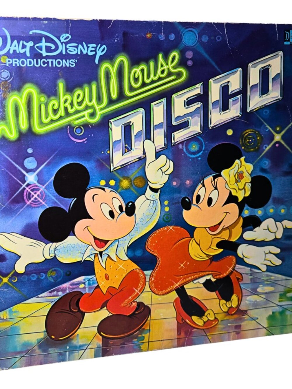 Walt Disney Mickey Mouse Disco 12" Record 1979 Disneyland Records Disco 33RPM